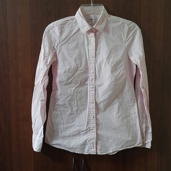 J. Crew Haberdashery Pink Stripe Button Down Shirt - Picture 3 of 7